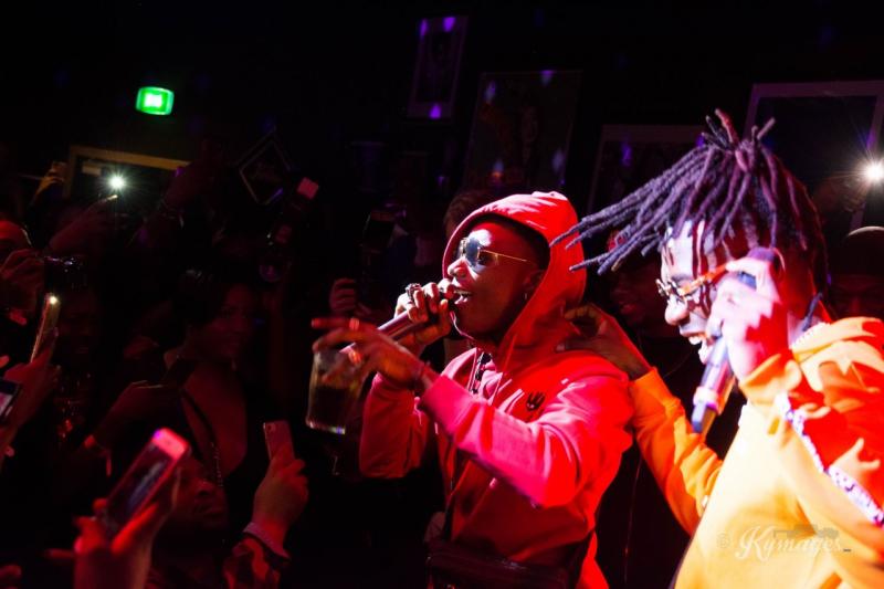 Burna Boy Thrills Fans At Album Release Party In London.