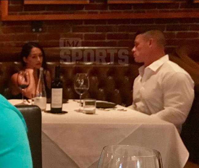 John Cena and Nikki Bella look sober as they dine together following split