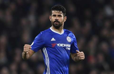 Diego Costa taunts Chelsea and Conte with Atletico shirt