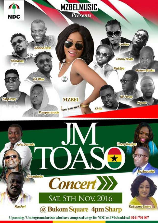 Mzbel Singer organises JM Toaso Concert, scheduled for Nov. 5