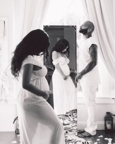 Rapper, Joe Budden and his girlfriend, Cyn Santana announce they are expecting their first child with these cute photos