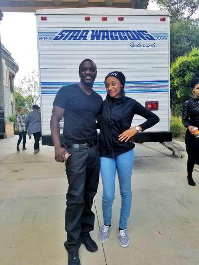Rahama Sadau Actress honours Akon, Jeta Amata's invitation, arrives Hollywood