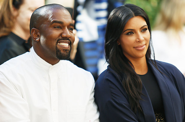 Kanye West All Smiles After Birth of Baby Girl