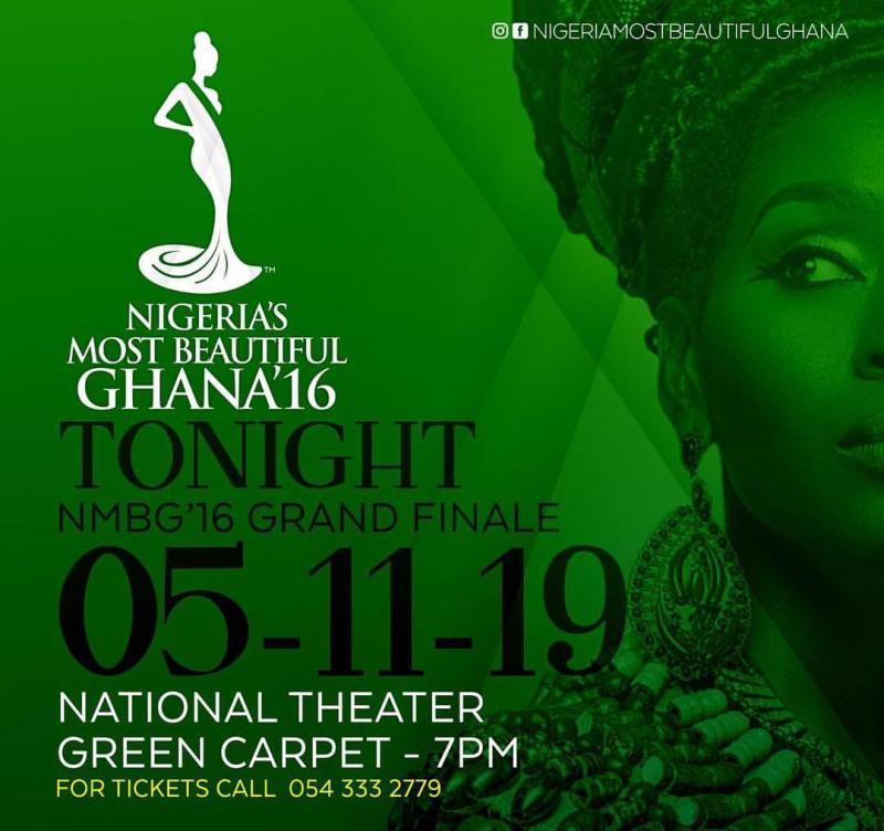 NIGERIA'S MOST BEAUTIFUL GHANA grand finale tonight 5 November 2016