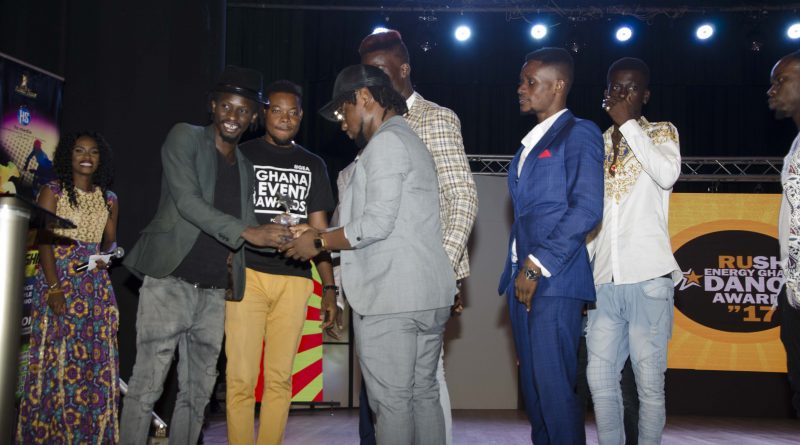 Here are the winners for the maiden edition of the Rush Energy Ghana Dance Awards – 2017