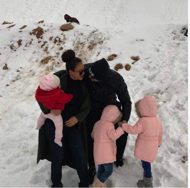 See Nadia Buari and Her Beatiful Daughters And Their Father