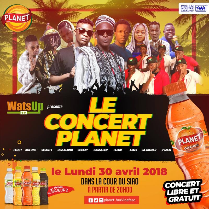 WatsUp TV in Collaboration with Twellium Industrie Burkina Presents Le Concert Planet in Ouagadougou - Burkina Faso