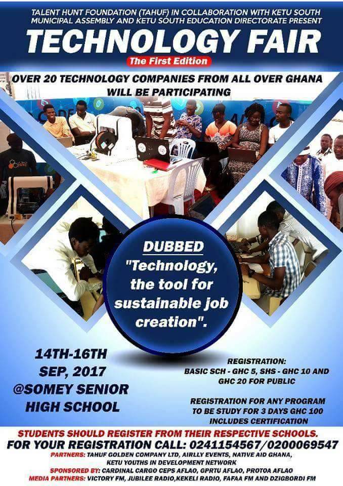 Talent Hunt Foundation holds maiden tech fair in Volta Region