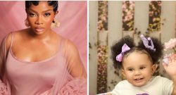Toke Makinwa Finally Unveils Her Daughter Yakira To The Public