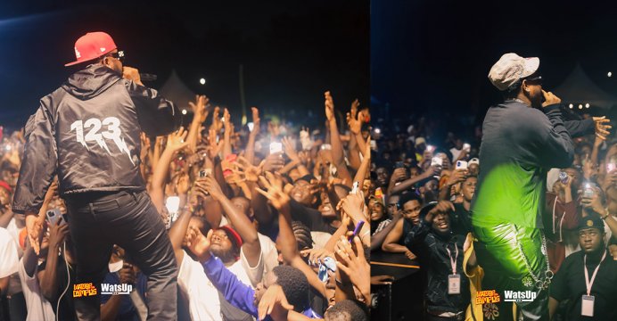 Medikal, Kelvyn Boy and Show Boy Shut down WatsUp On Campus with Electrifying Performances at RMU SRC Artiste night