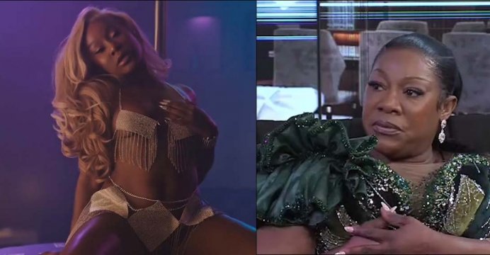 Efia Odo's mother reacted to daughter's music video with Sarkodie and Kweku Flick