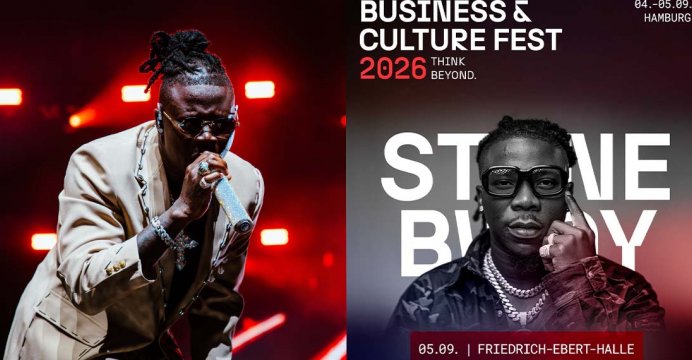 STONEBWOY ANNOUNCED TO PERFORM AT AIDIA BUSINESS AND CULTURE FESTIVAL IN HAMBURG, GERMANY