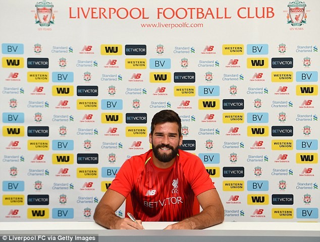 Brazil's Alisson becomes the most expensive goalkeeper ever after sealing £65m move to Liverpool (Photos)