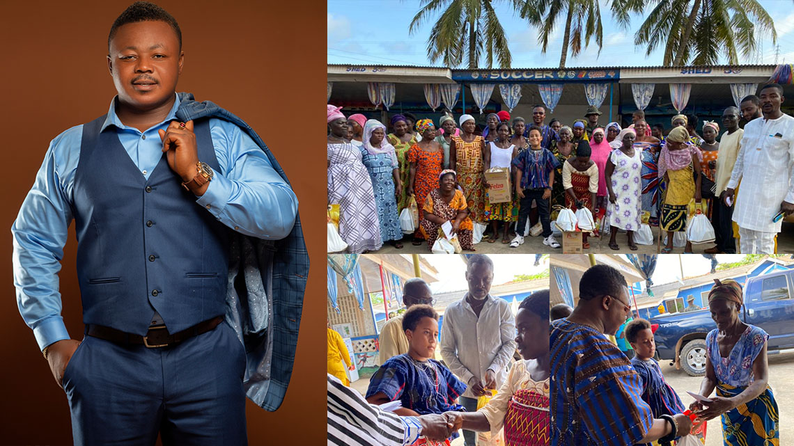 BIG DAWOOD Donates To Widows in Cape Coast