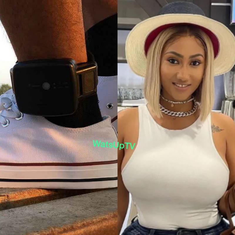Fans react after spotting Hajia4Real with ankle tracker hidden in her boots
