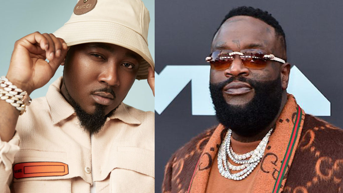 Ice Prince is overjoyed after Rick Ross posted a photo of him on Instagram.