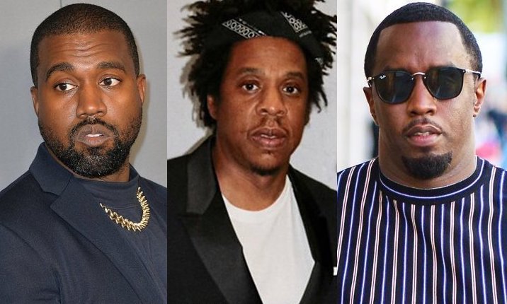 JAY-Z, Kanye West and Diddy were reportedly the highest hip hop earners last year