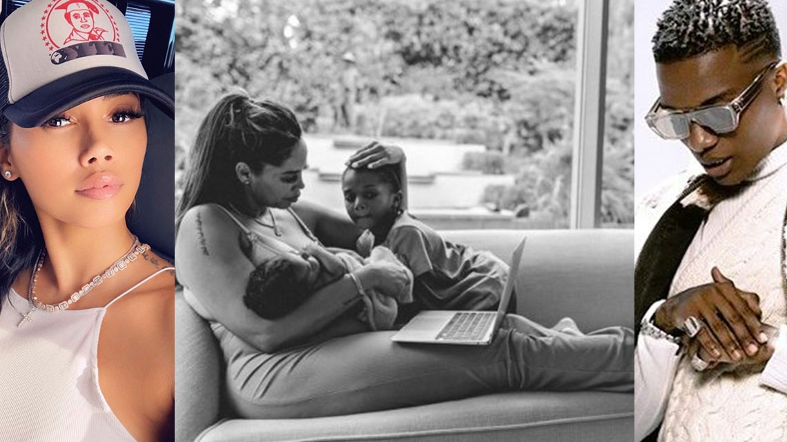 Star Boy Wizkid and manager, Jada Pollock, welcome second child