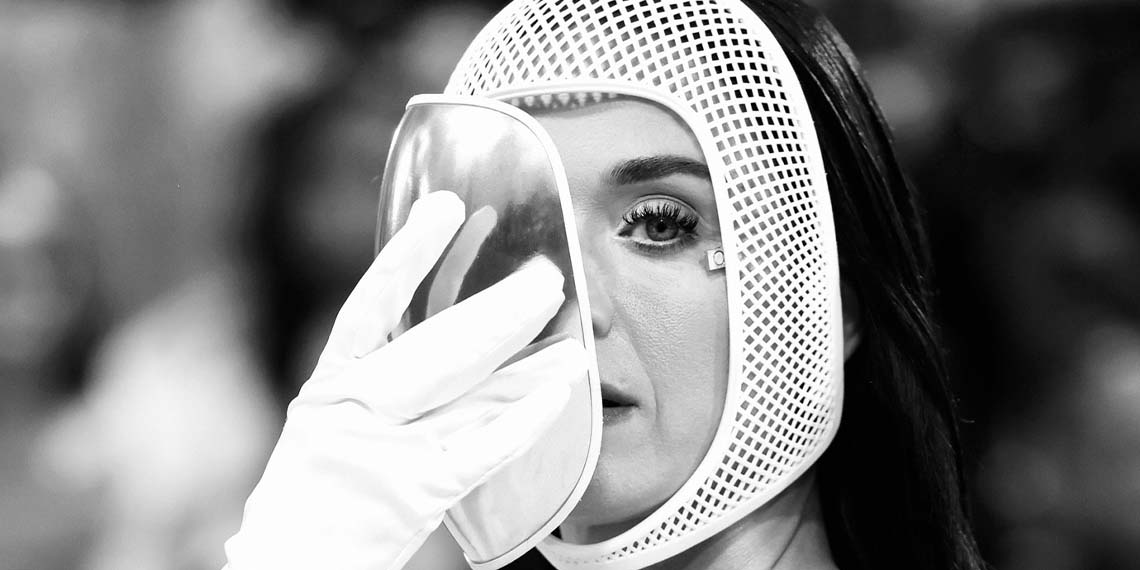 Katy Perry Goes Incognito With Astronaut Mask at Met Gala 2026