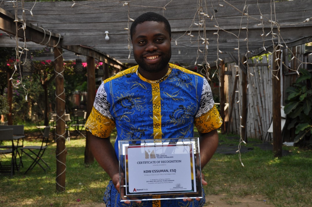 Kow Essuman Receives 2017 Most Influential Young Ghanaian Award