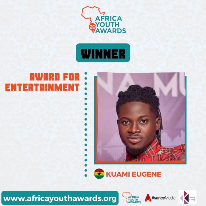 Kuami Eugene, Barrington Chungulo, Amisa Rashid Ahmed and 11 other young African leaders were announced as winners for Africa Youth Awards 2020.