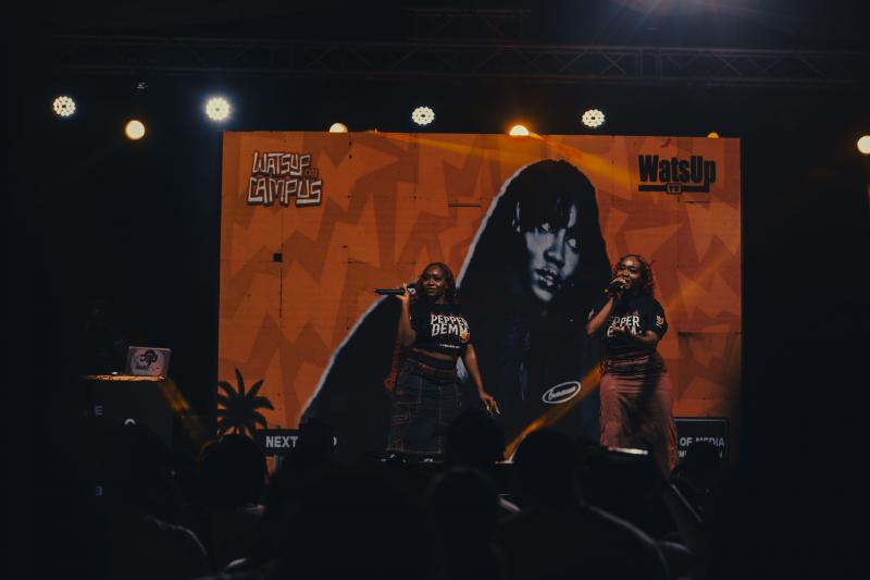 Lali-and-Lola performed at WatsUp On Campus - UniMac Edition