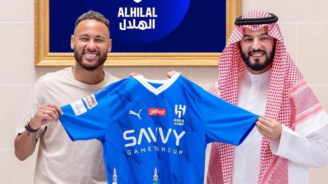 Neymar officially signs at Al-Hilal 