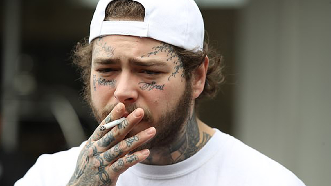POST MALONE SAYS HE SMOKES UP TO 80 CIGARETTES A DAY