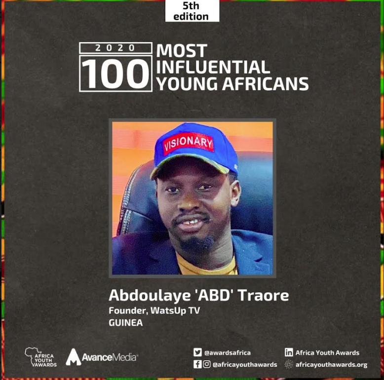 ABD Traore named among 2020 100 Most InfluentialYoung Africans