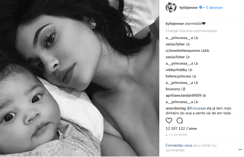 Anxious Kylie Jenner: Her daughter Stormi threatened with kidnapping