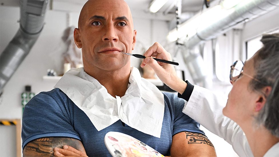 The Rock waxwork museum makes skin tone fix after criticism