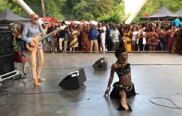 Wiyaala thrills audience at the Hague African Festival