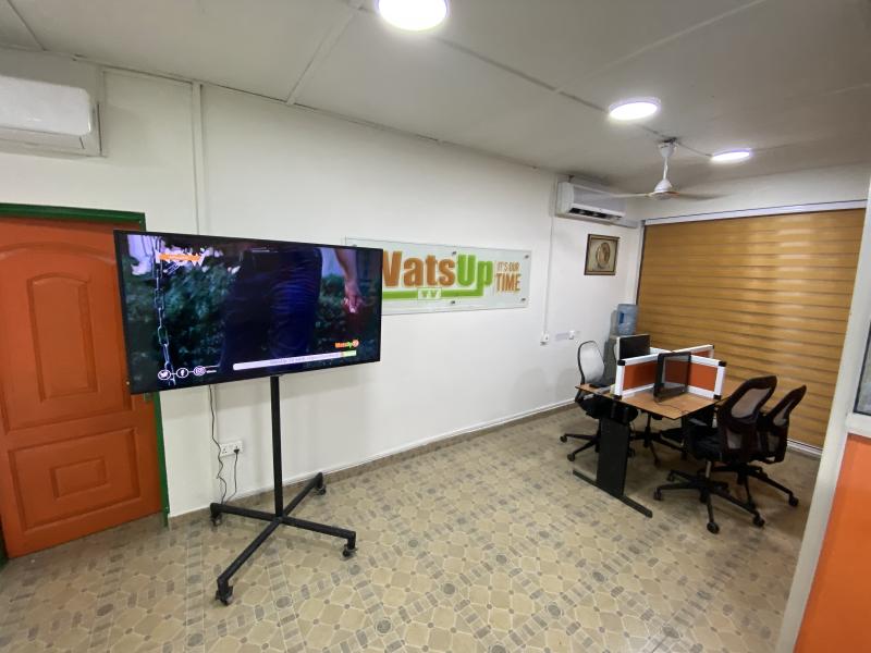 WatsUp TV outdoors new Office & Studio