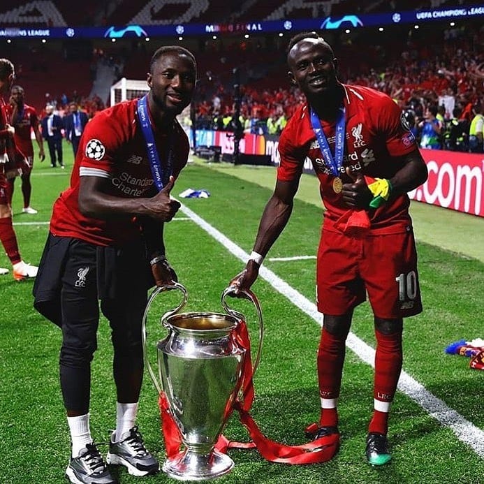 Photos That Show Sadio Mane And Naby Keita Have A Good Brotherhood In Liverpool