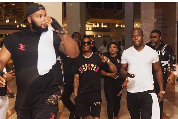 Wizkid's Bodyguard Got A New Mansion For Himself.