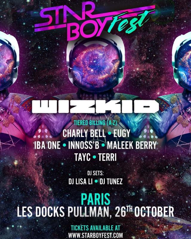 The Gladia Iba One Set To Perform With Wizkid In Paris On the 26th October 2019.